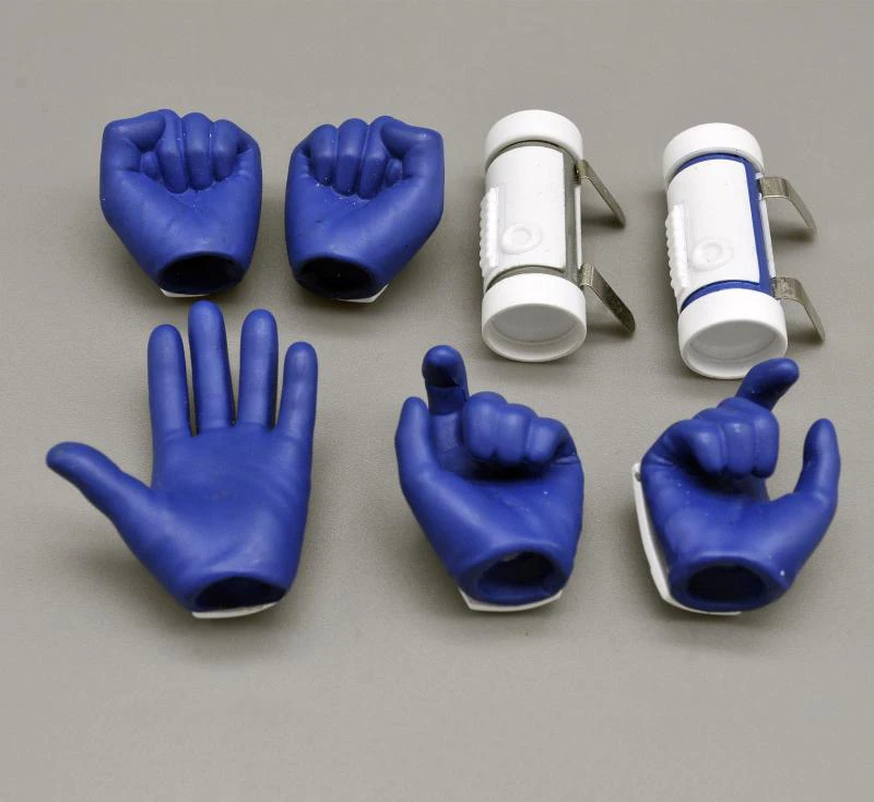 

Hot Sales Wars Storm White Blue Color Of Porcelain Special Edition Hand Model For Usual Soldier Action Figures