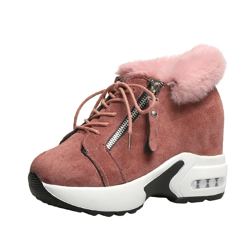

Women Boots platform Winter Shoes Women Snow Boots Platform sneaker Keep Warm Winter Boots With Thick Fur Heels Botas Mujer 2020