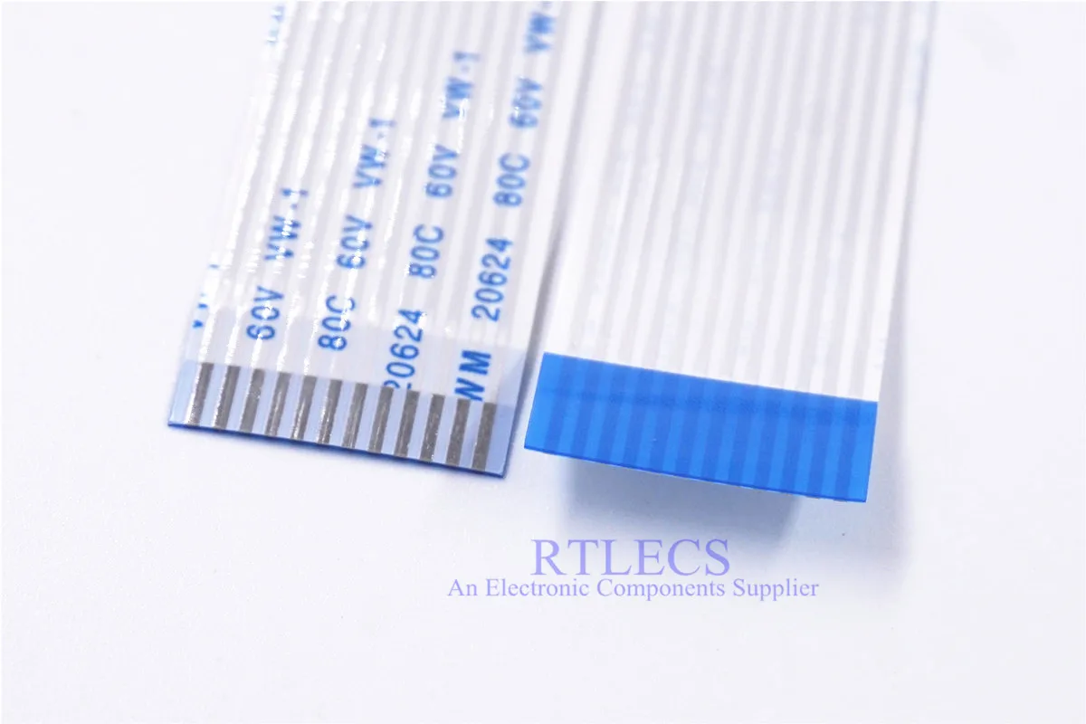 1 Piece FFC FPC Flexible Flat Cable 1.25 mm Pitch 4 5 6 7 9 10 12 14 15 16 20 30 40 60 80 PIN 1000 Length Same Contact Type A |