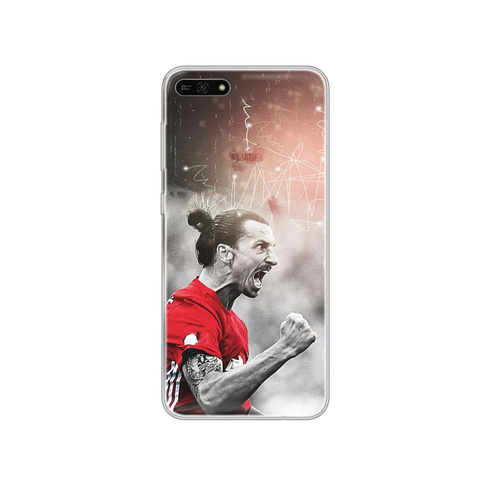 Zlatan ibrahimotor роскошный бампер для футбола прозрачный чехол телефона HUAWEI honor mate 7A 8S 8X