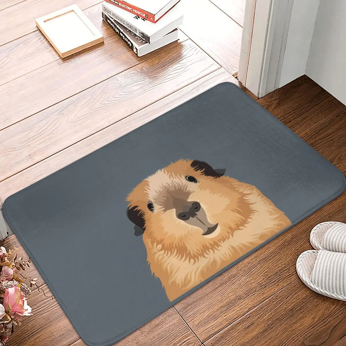 

Guinea Pig Peanut Selfie Doormat Carpet Mat Rug Polyester Anti-slip Floor Decor Bath Bathroom Kitchen Balcony 40x60