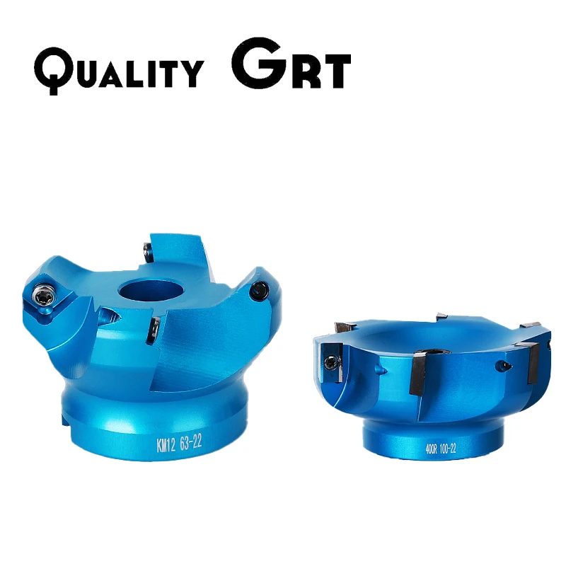 

KaKarot KM12/BAP 400R Face Aluminium Plane Head End Mill Milling Cutter SEKT12/APMT16 Insert CNC Machine AL Milling Head