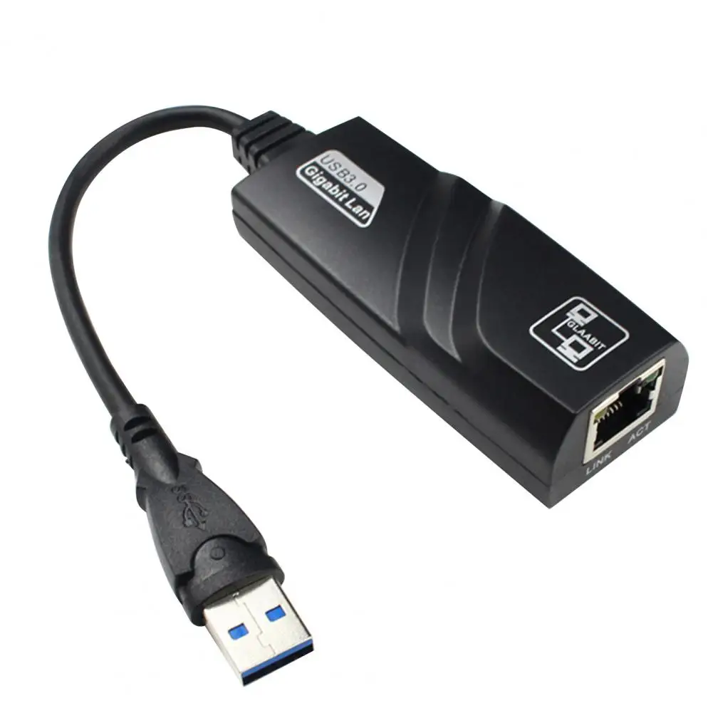

Wired USB 3.0 To Gigabit Ethernet RJ45 LAN (10/100/1000) Mbps Network Adapter Ethernet Network Card For PC Wholesales