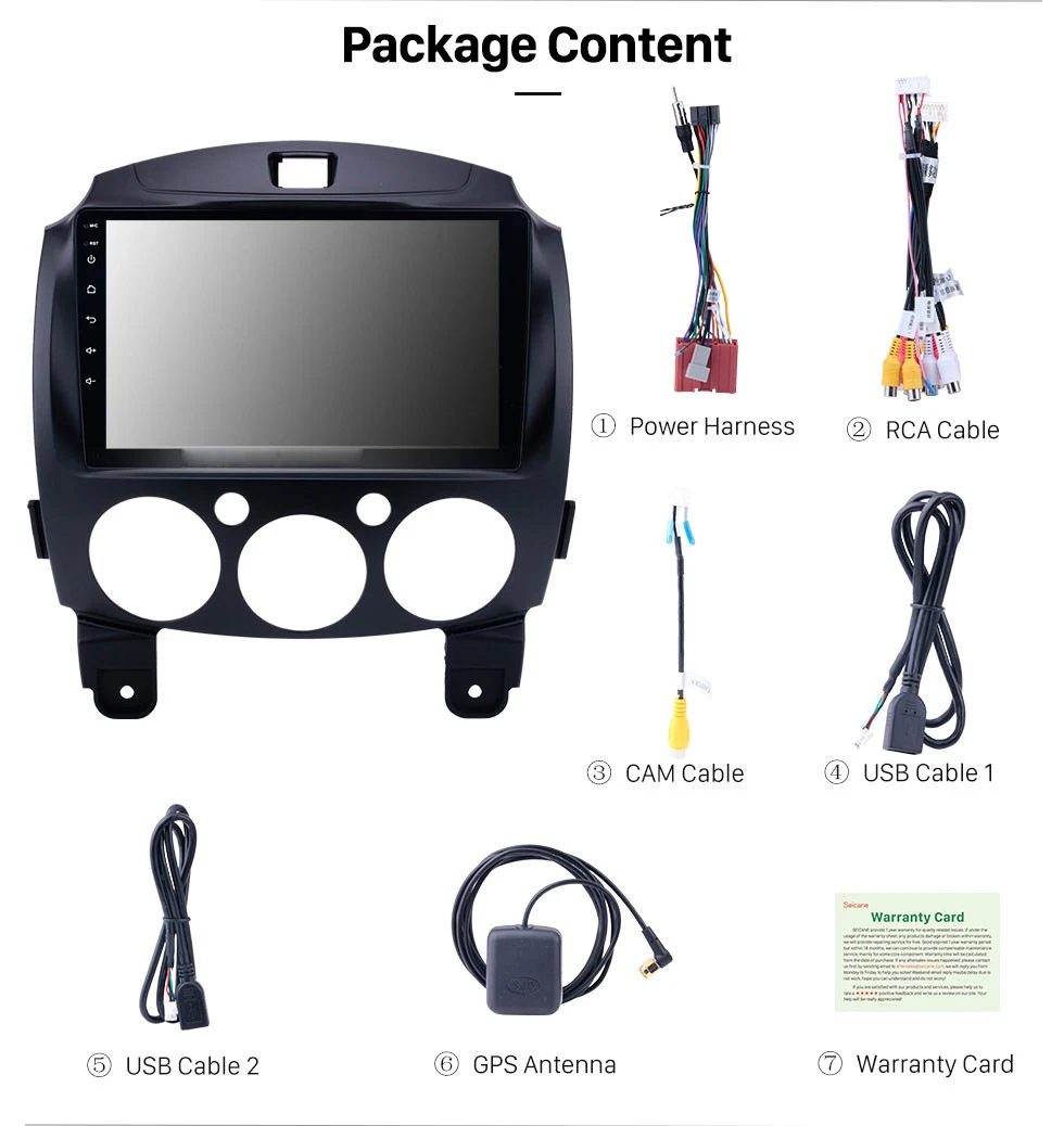 

2 din 9 inch Android WIFI Navigation GPS Car Radio Multimedia Video Player For MAZDA 2 2007 2008 2009 2010 2011 2012 2013