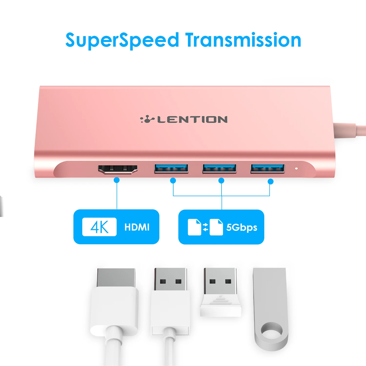 USB C концентратор Type на Multi 3 0 HDMI адаптер док-станция для 2020 MacBook Pro13 Huawei Mate 30