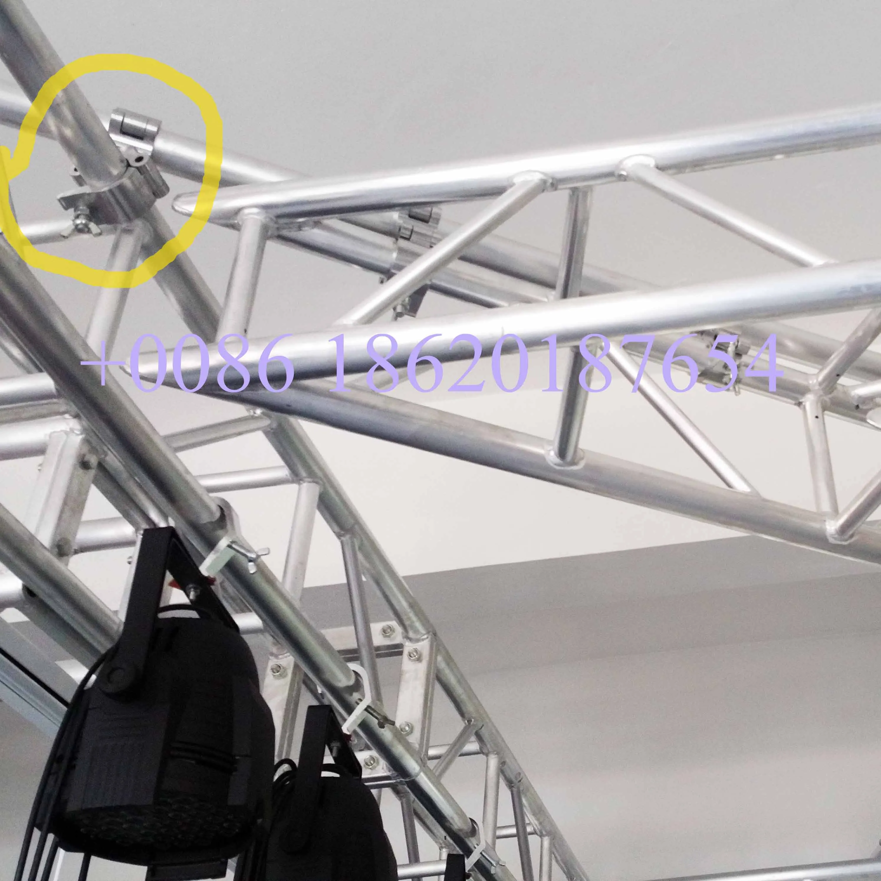 Алюминиевый Поворотный Двойной Зажим для сценических ферм 50 мм труб|clamps for|double