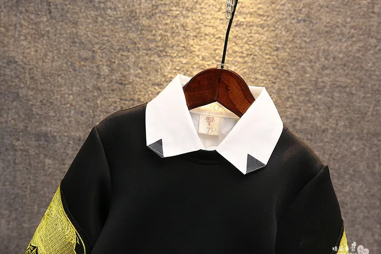 

New Spring&Autumn Children Clothing Sets Toddler Boys Stitching T-shirt+shirt+Pants 3Pcs/sets Casual kids Boys clothes set 2-6Y