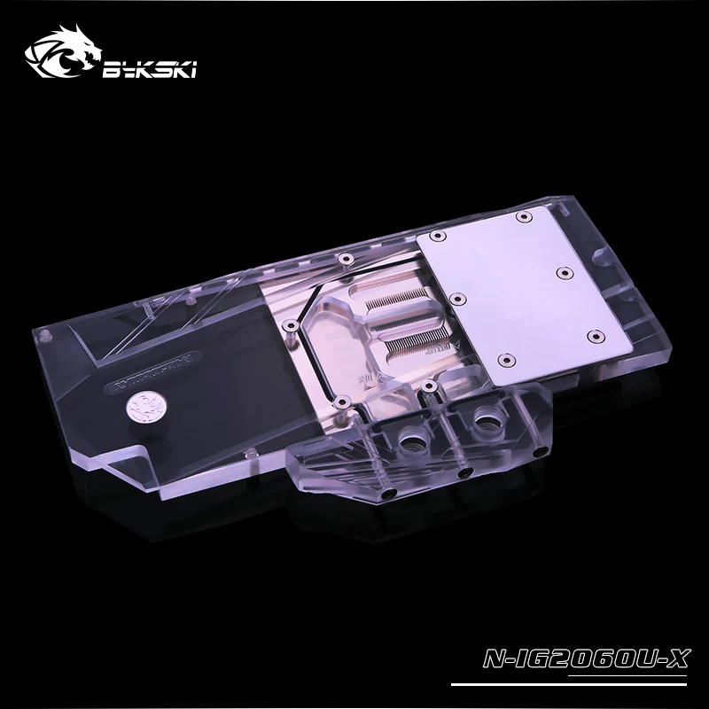 Водяной блок Bykski с полным покрытием для графического процессора цветной