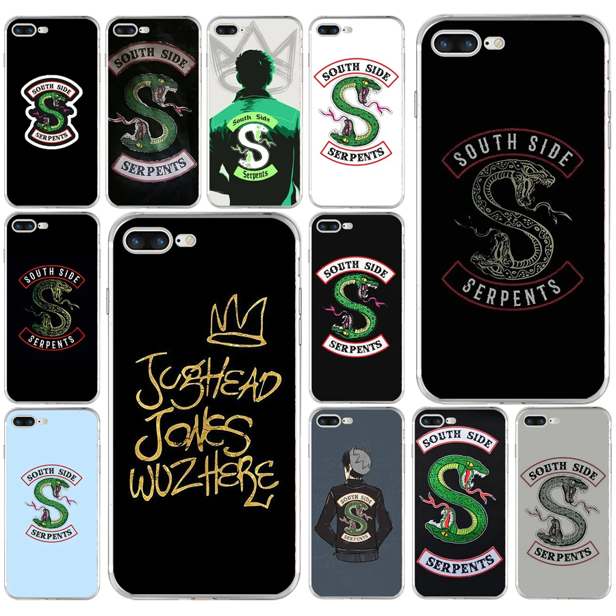 ТВ ривердейл SouthSide змей s Мягкий ТПУ силиконовый чехол для Apple iPhone5 5S se 6 6s 7 8 plus x xr xs