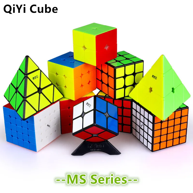 

New Qiyi Ms Series 3x3x3 Magnetic Magic Cube Pyramid 4x4x4 Magnets Puzzle Cubes Stickerless 2x2x2 Speed Cube 5x5x5 Cubo