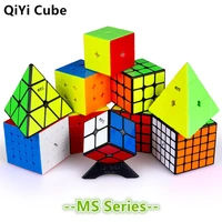 new qiyi ms series 3x3x3 magnetic magic cube pyramid 4x4x4 magnets puzzle cubes stickerless 2x2x2 speed cube 5x5x5 cubo