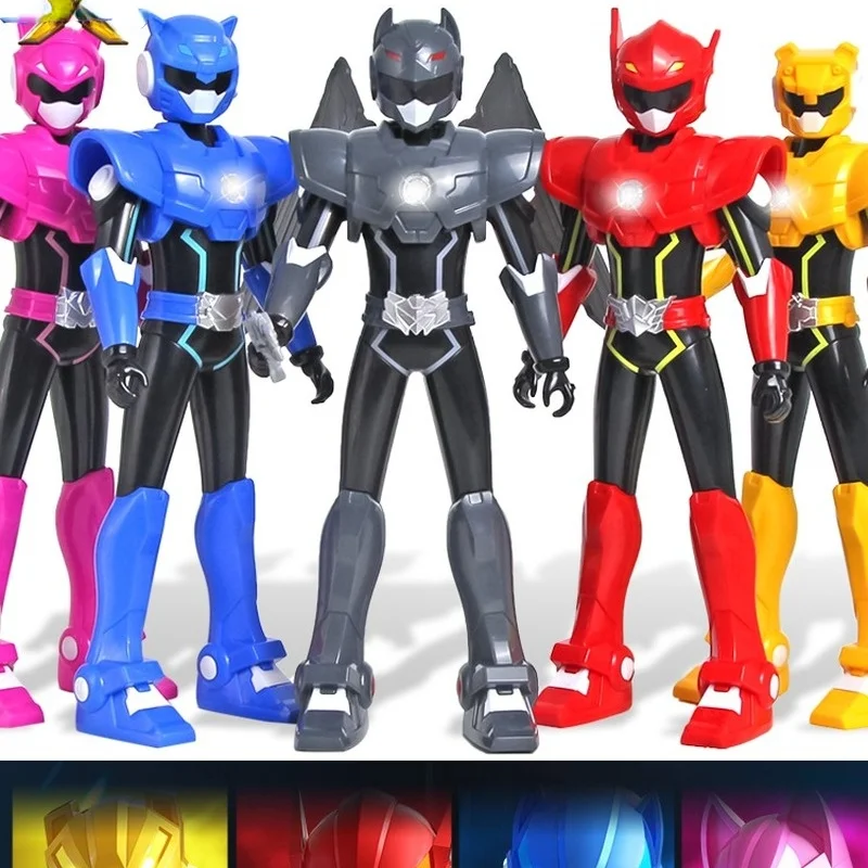 

Mini Squad Doll Toy Full Set Thunder Warrior Mecha Movable Doll Max Doll Manual Assembly Combination PVC Material Christmas Gift