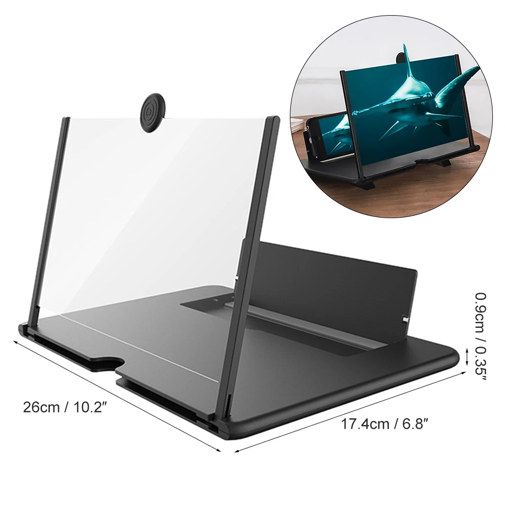

12 Inch Pull HD Mobile Phone Screen Magnifier Foldable 3D Screen Amplifier Mobile Phone Holder Stand Ampliador De Pantalla New