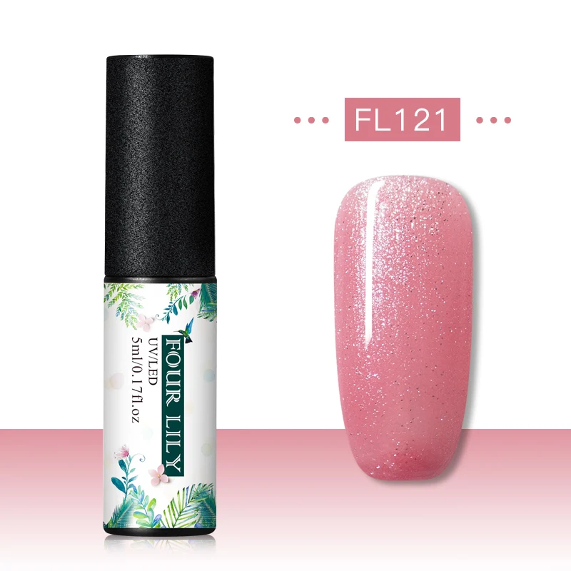 CS06892 Четыре лилии Гель-лак набор УФ Vernis Полупостоянный праймер верхнее покрытие 5 мл цветной гель для ногтей лак Nagellak Soak Off лак - Цвет: CS06892