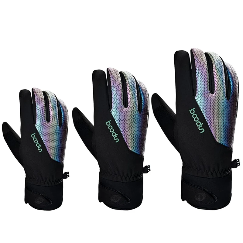 

OutdoorThickened Ridding Gloves with Non-slip Wear-resistant Design Windproof Waterproof Thermal Adults Gloves 1 Pair