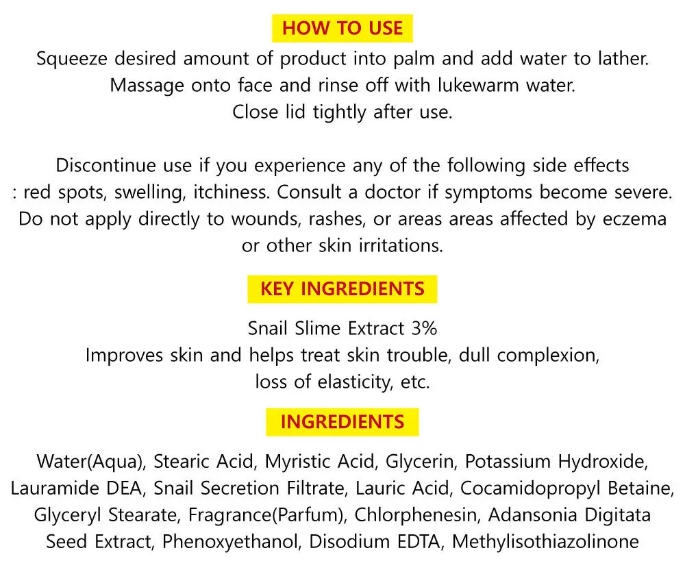 

MISSHA Super Aqua Cell Renew Snail Cleansing Foam 100ml Face Cleanser Remove Scar Acne Pimple Treatment Facial Korea Cosmetics