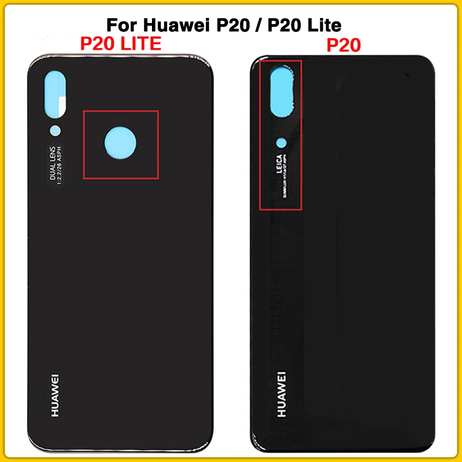 Чехол для задней панели P20, стекло для huawei P20 P20 Lite Nova 3e, задняя крышка для батареи, запасная крышка для задней панели