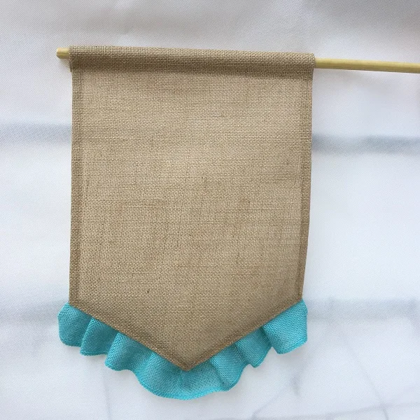 DIY Указатели направления флаги наружная помолвка домашний сад руководство флаги Свадебная вечеринка подвесные принадлежности креативные мешковины для печати