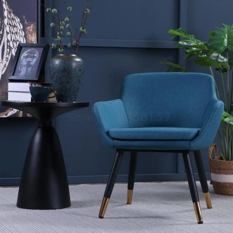 Роскошный Одноместный стул Nordic светильник простые продажи для регистрации