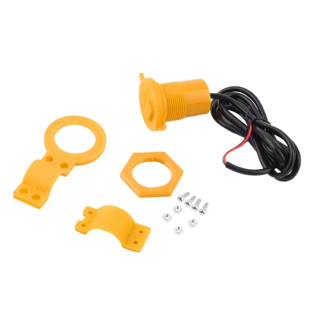 Новый 12 В USB мотоцикл питания зарядное устройство водонепроницаемый Зарядка порт