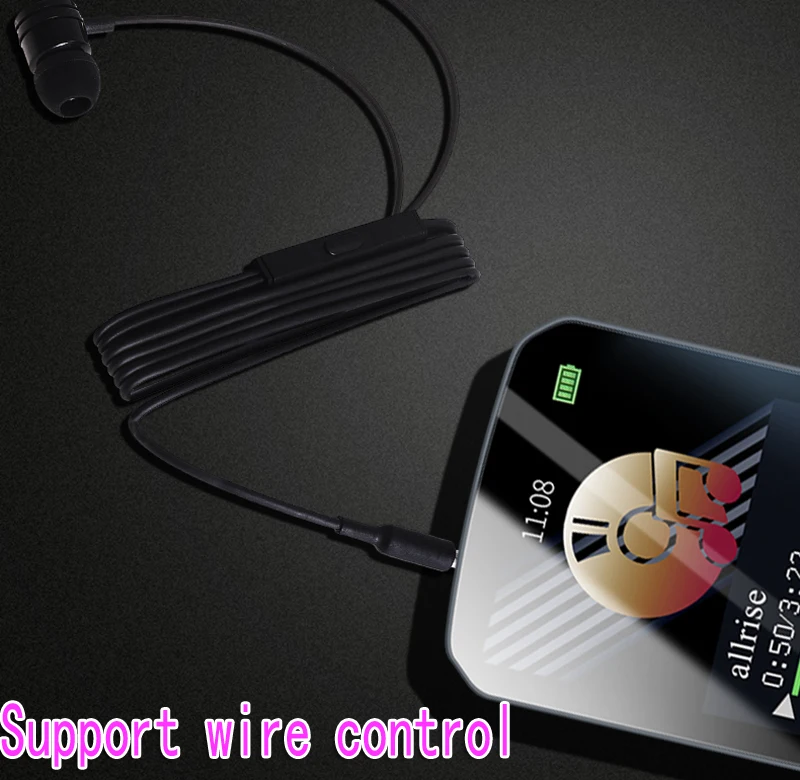 2021 RUIZU X52 спортивный мини Bluetooth MP3 плеер музыкальный с поддержкой TF карты FM радио и