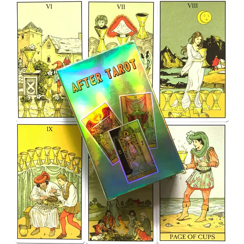 Настольная игра After Tarot Cards Оракл гадания развлекательные вечеринки таро и