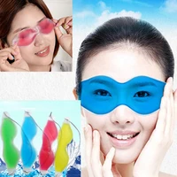1pc ice cool silicone gel eye mask reusable eye patch anti fatigue whitening dark circles remove eye bags sleeping eyes care