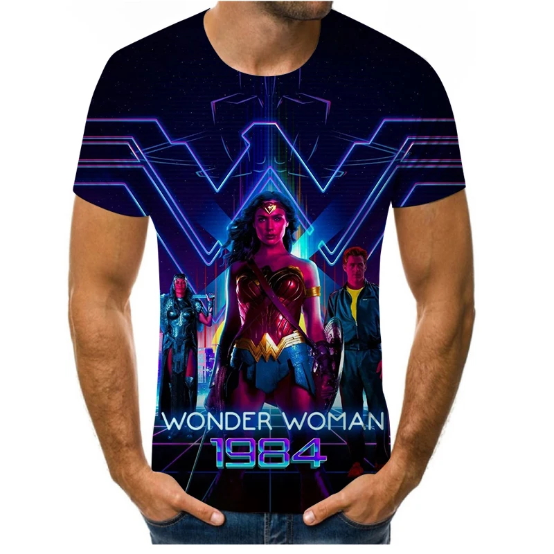 

Summer Men's T-shirt Streetwear 3D Printing Movie Character Oversized T-shirt Fashion O-neck Short Sleeve Top Personality
