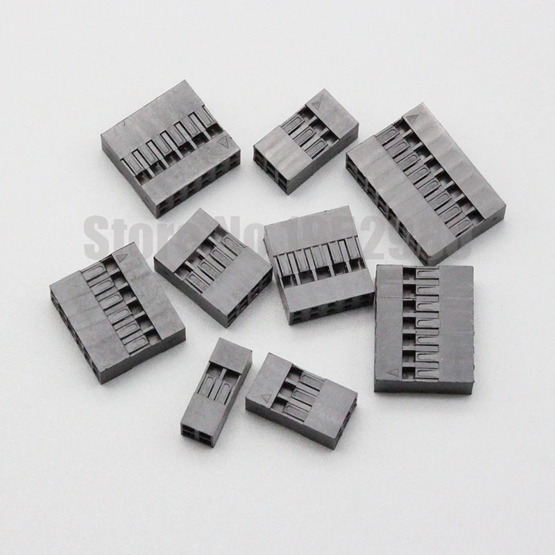 100pcs Dupont Connector 4 6 8 10 12 14 16 18 20 pin Dual row 2x3 2.54mm Plastic Shell Jumper Wire Cable Housing |