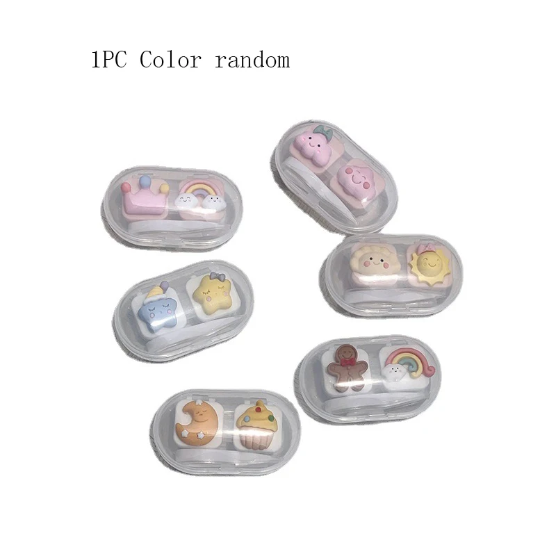 Футляры для хранения контактных линз L + R контейнер замачивания дорожные