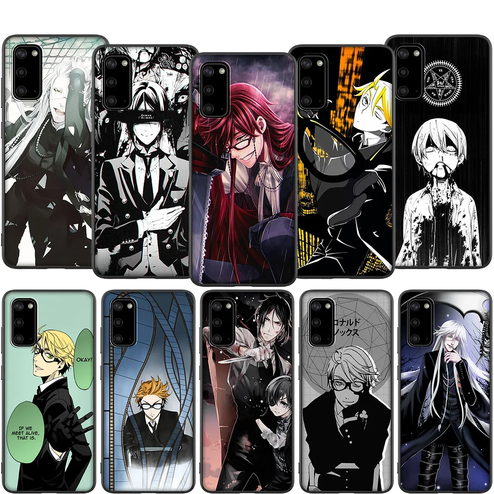 Мягкий чехол Lavaza Черный Батлер Kuroshitsuji для Samsung Note A3 A5 A6 A7 A8 A9 A10s A20s A30s A40s A50s 10 A70 8 9 J6