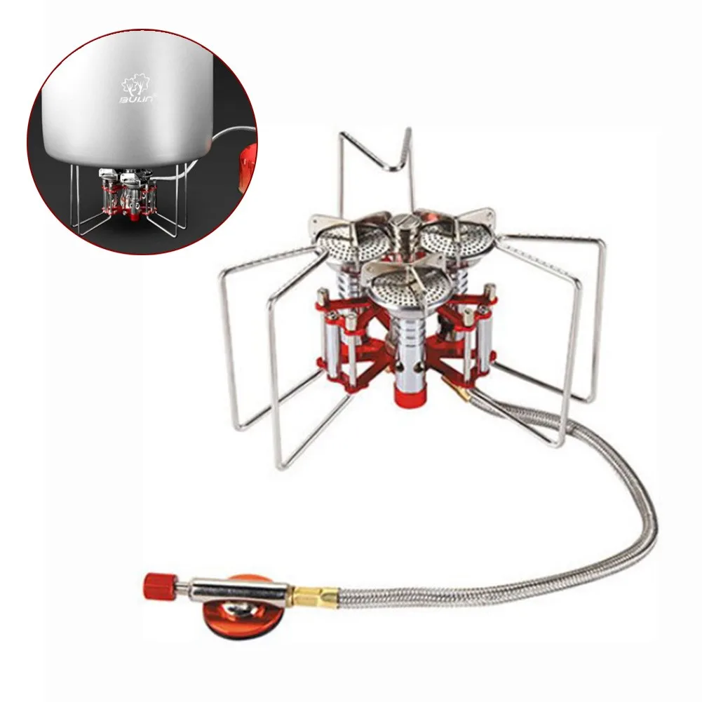 

High-carbon Steel Picnic Gas Jet Portable Rotary Flame Stove Burner Cooking Outdoor Fishing Hunting Hiking Camping Gear Cooker