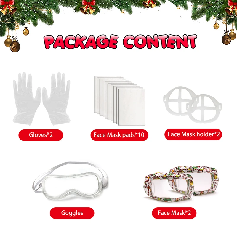 

1 Set Christmas protective suit Christmas gift box protective suit gift box