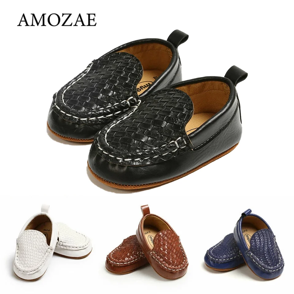

Baby Shoes Boy Newborn Infant Toddler Loafers PU Leather Casual Sole Anti-slip First Walkers Crawl Crib Moccasins Shoes