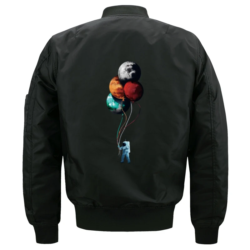 Мужская куртка-бомбер Ma-1 с принтом космонавта летающая парная куртка ВВС тонкая