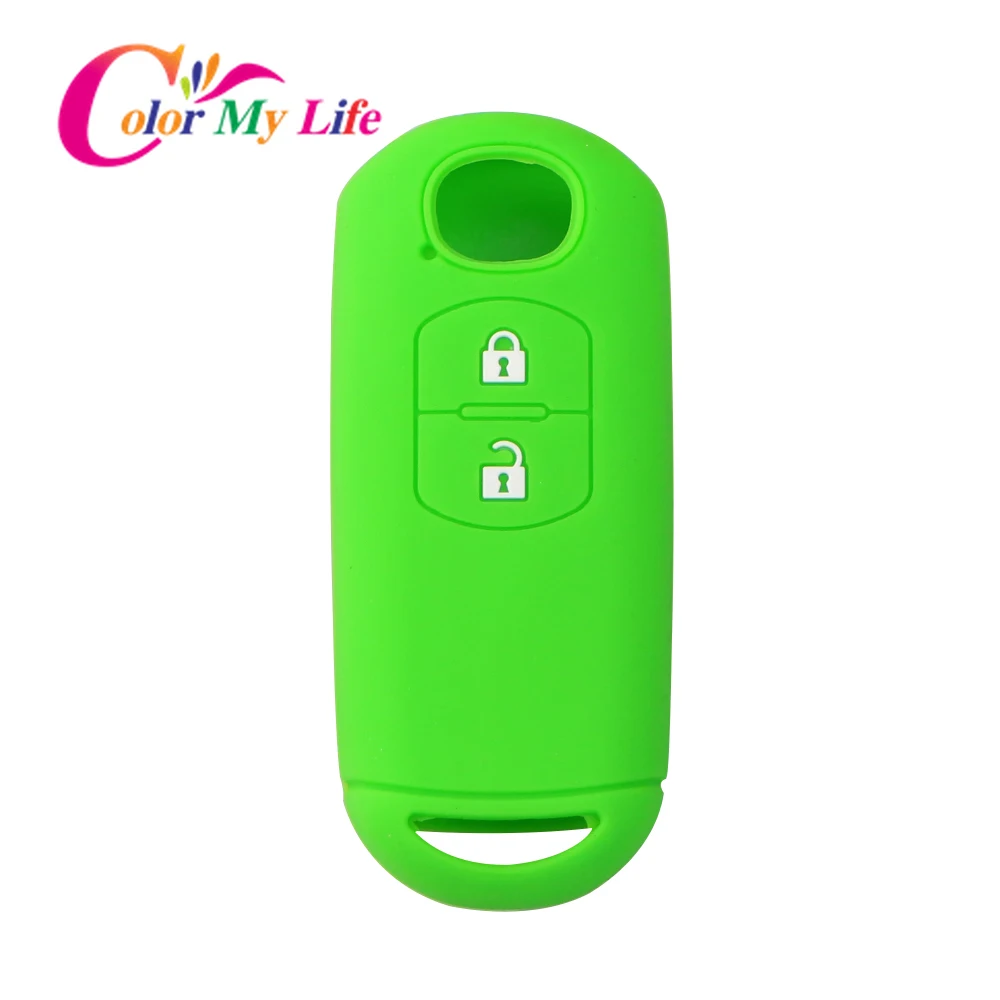 Мягкий силиконовый резиновый чехол для автомобильного ключа подходит Mazda 2 3 5 6 8