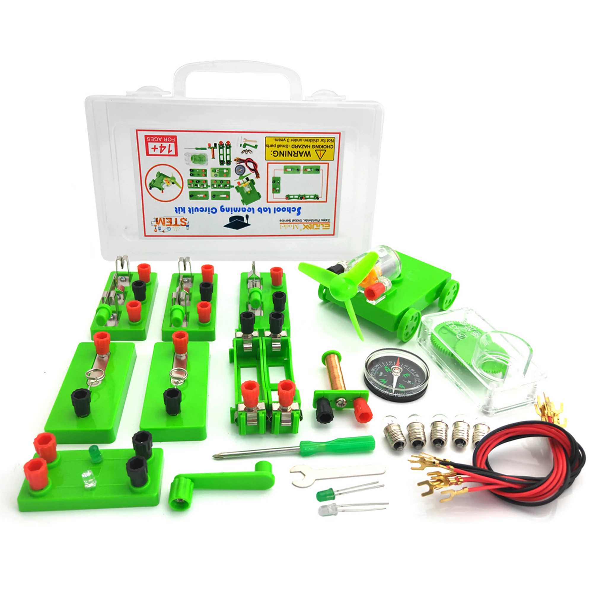

Student Electric Circuit Education Kits for School Lab Learning Physics Electromagnetic Experiments Teaching Aids Science Toys