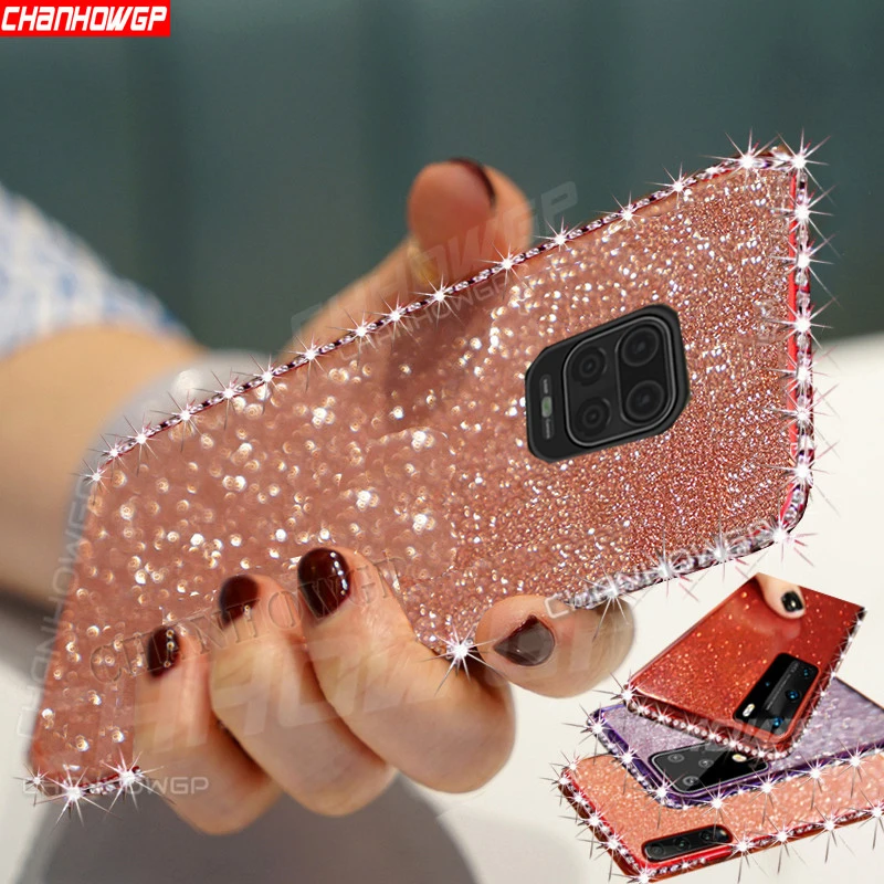 Diamond Glitter Soft Case For Xiaomi Redmi Note 9S 9 8T 8 7 Pro 9A 9C 8A 7A 10X K30 Mi 10 Lite Mi10 Mi9 SE Silicone Cover | Мобильные