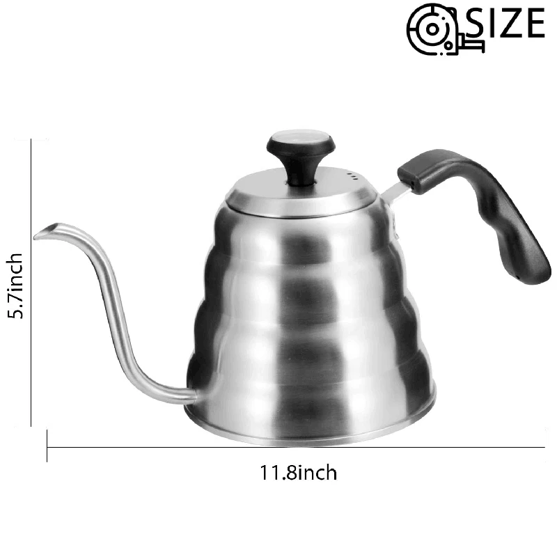 Чайник гусиная шея-чайник для заваривания кофе объемом 40 унций чайник из
