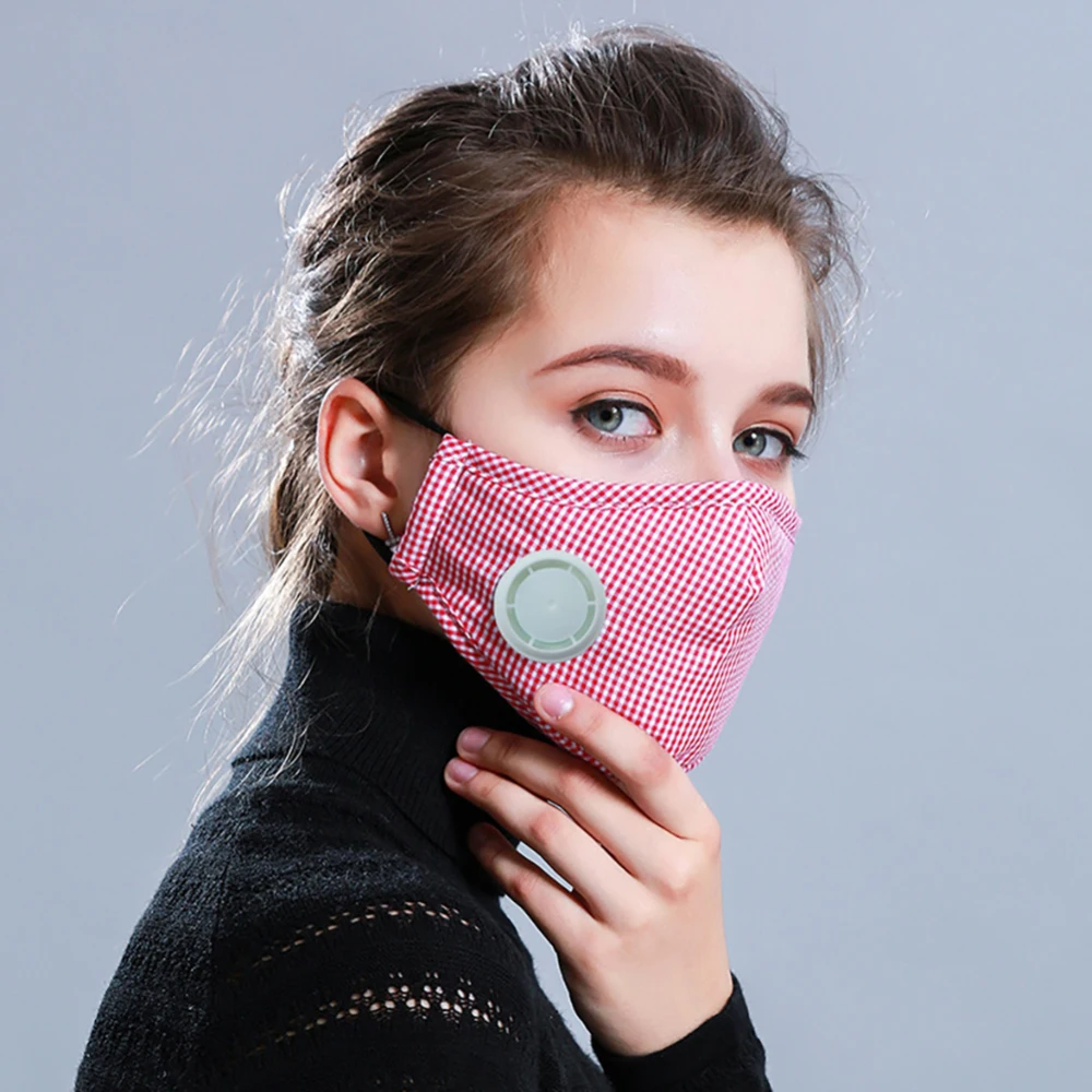 Моющийся многоразовый PM2.5 намордник пылезащитный респиратор защитная маска с дыхательным клапаном для активного отдыха велосипедная маска