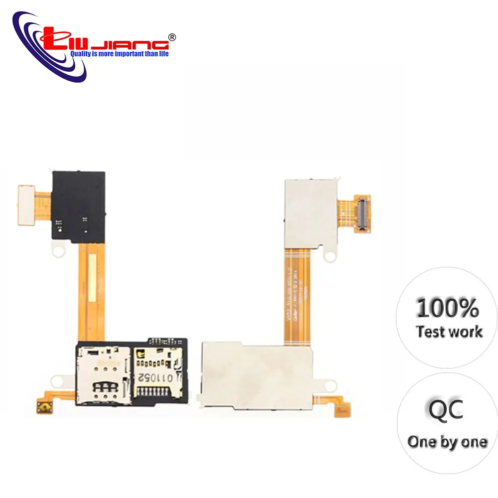 Оригинальный новый для Sony M2 D2303 D2305 Micro SD устройство чтения sim-карт держатель лоток