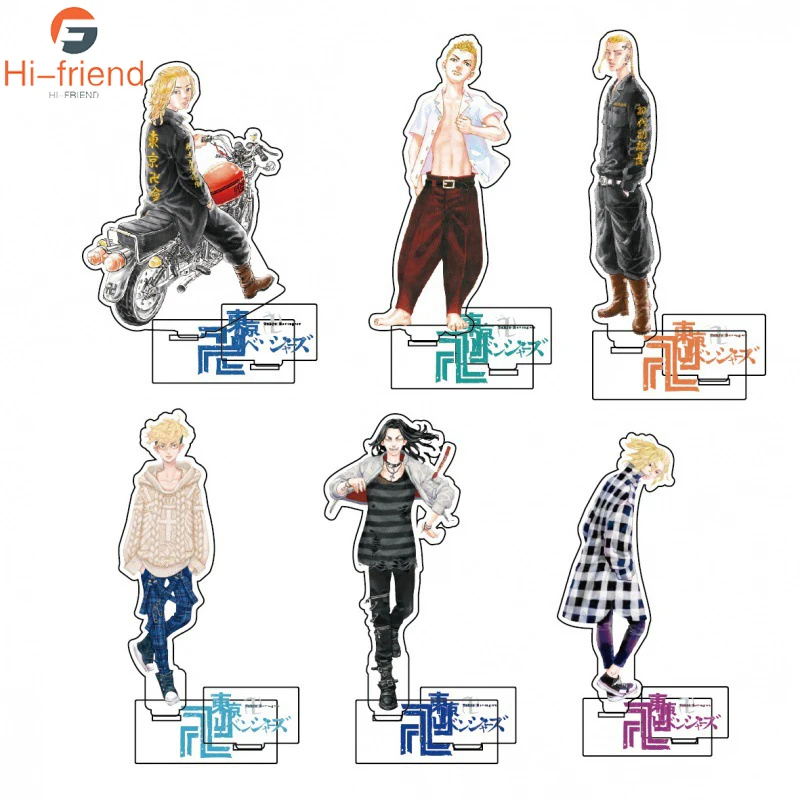 

20Pcs Anime Tokyo Revengers Character Figure Stand Model Cosplay Manjiro Ken Acrylic Figure Model Props Gift Wholesale