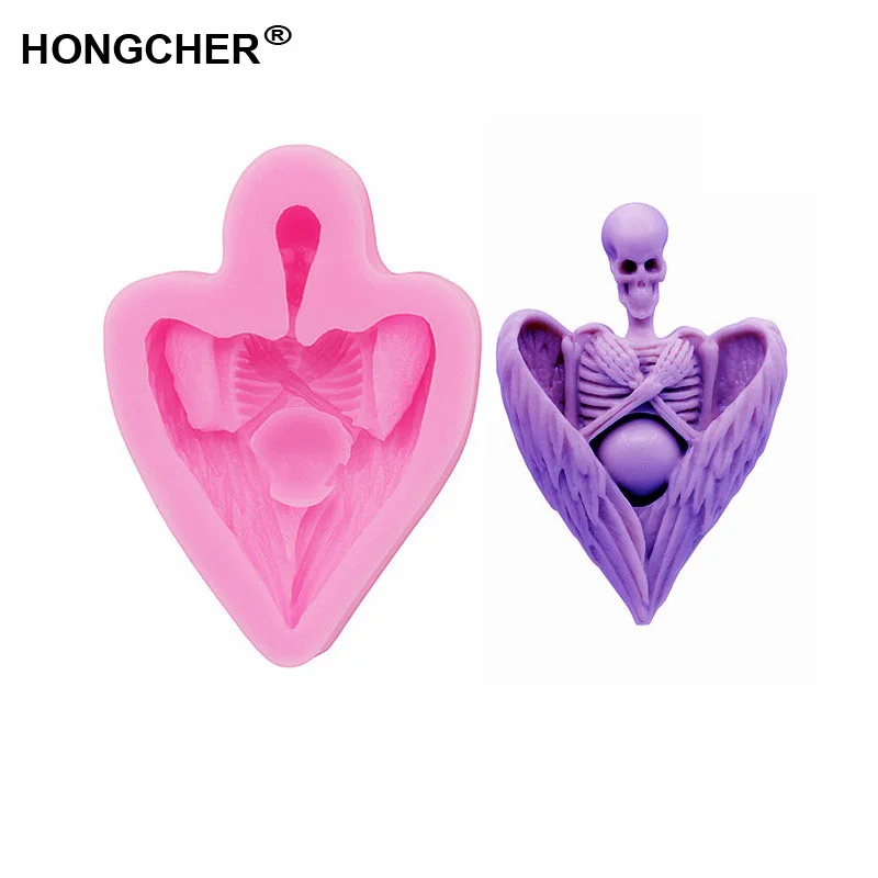 Новая силиконовая форма для торта angel wings boy girl elf fudge шоколадная ручной работы