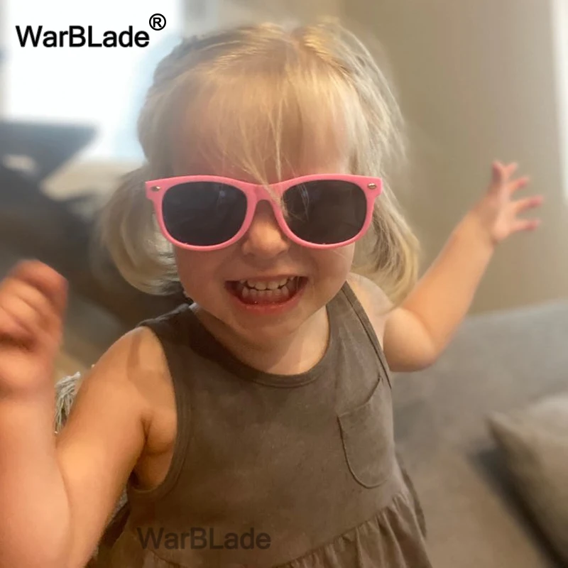 Детские солнцезащитные очки WarBlade в пластиковой оправе с цветными линзами цвет