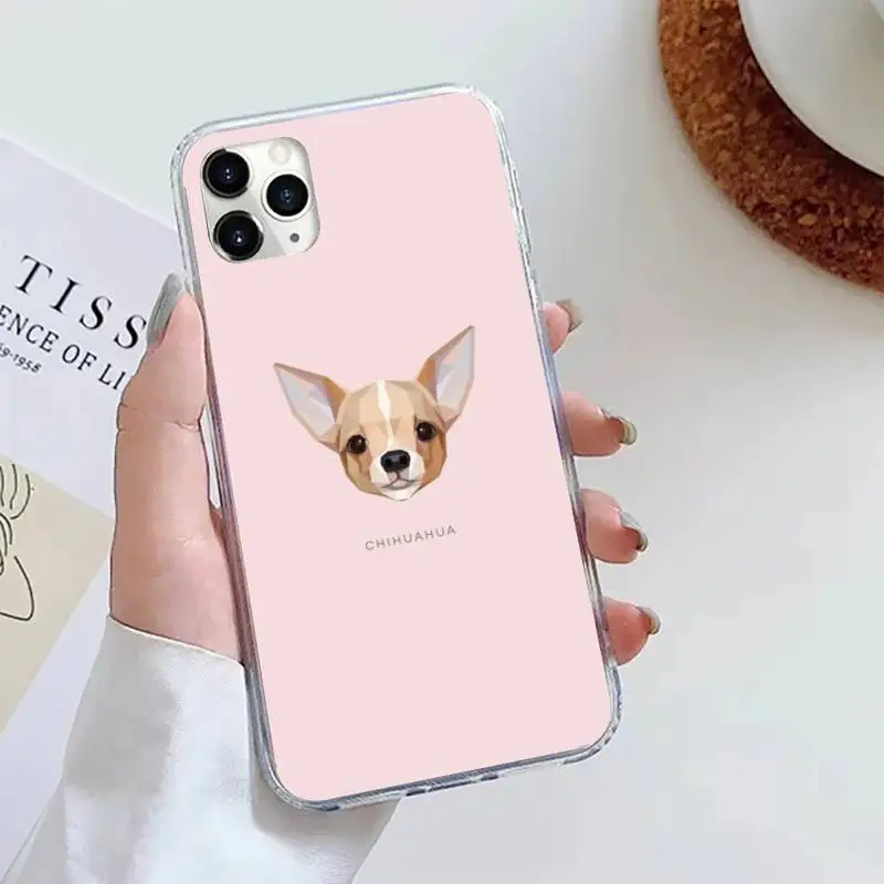 

Chihuahua Dog Phone Case Phone Case for iPhone 12 Pro Max X XS MAX 6s 78 Plus Cover Bumper for SE 2020 Coque Funda Shell