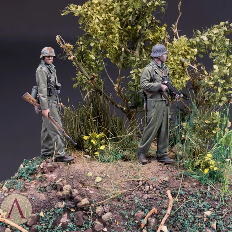 1/35 Набор для моделирования из смолы фигурка патрульного солдата|Наборы сборки