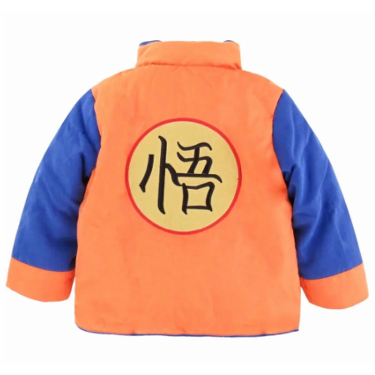 Goku/зимняя куртка для маленьких мальчиков; Детское пальто с драконом и шариком; теплая Рождественская верхняя одежда для малышей; костюм аниме на Хэллоуин