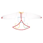 Анти-одевающаяся одежда, Детские Водонепроницаемые платья, фартук с рукавами и рисунком для детского сада