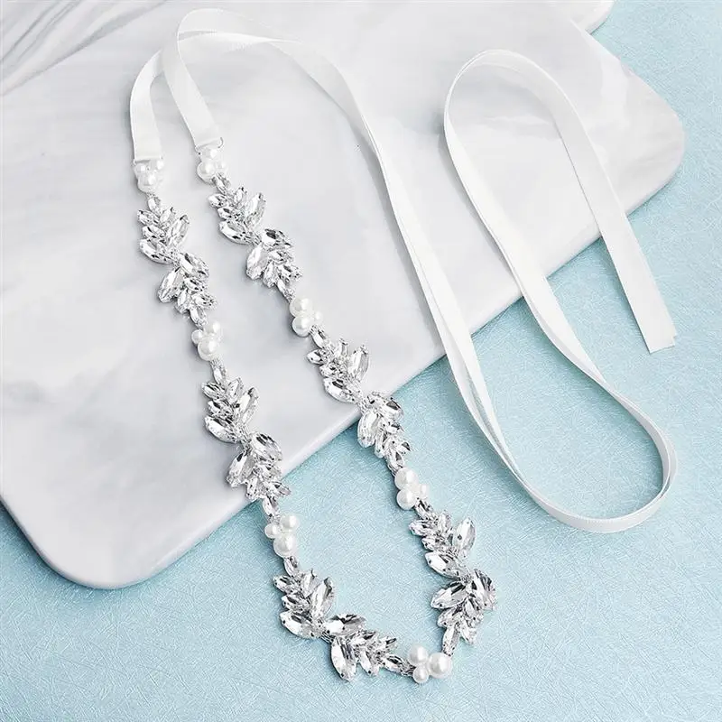 Стразы пояс для невесты элегантный цепочка платья свадебный аксессуары