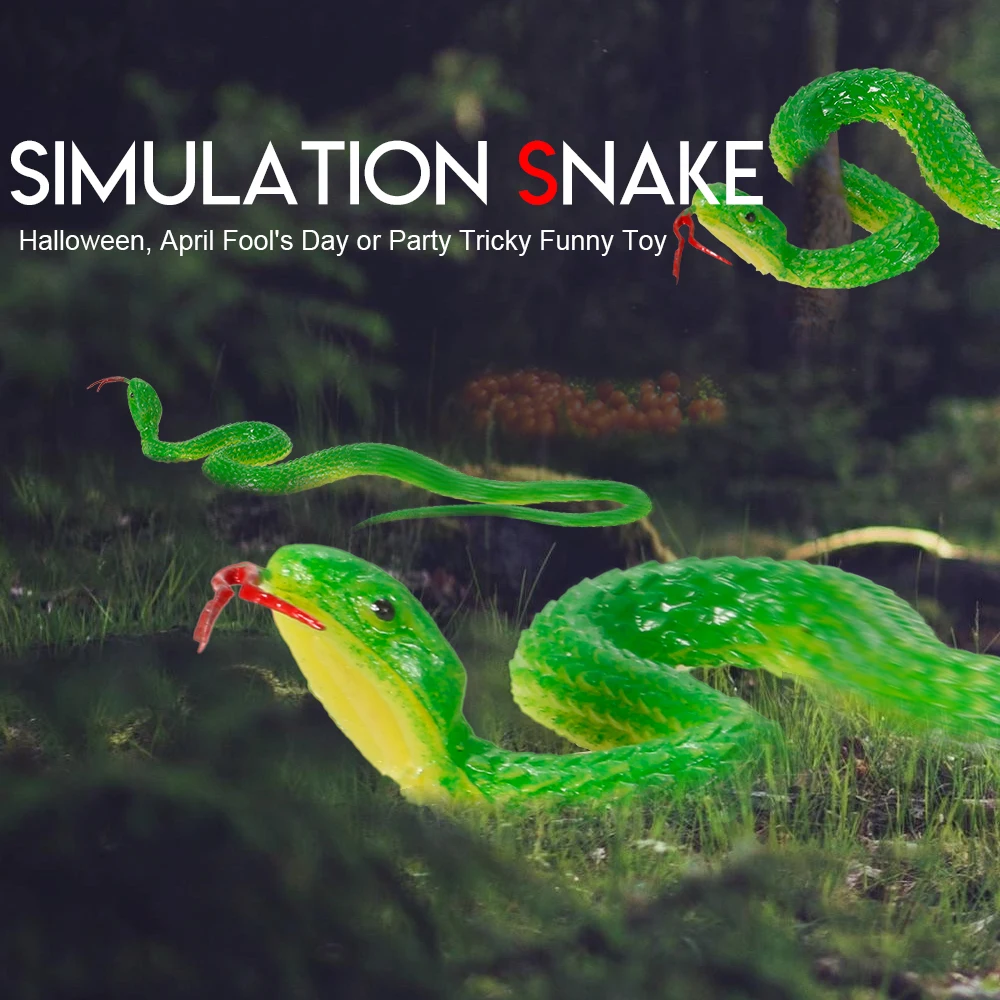 Имитация резиновой змеи искусственная резиновая модель искусственной игрушка
